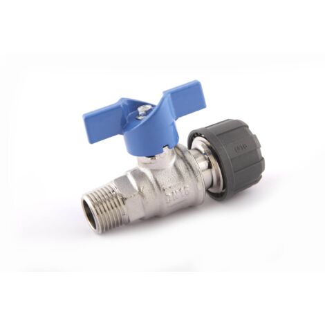 Vanne filetée ø16mm mâle 1/2"g pour réseau d'air comprimé - KR 7027 - CLAS Equipements