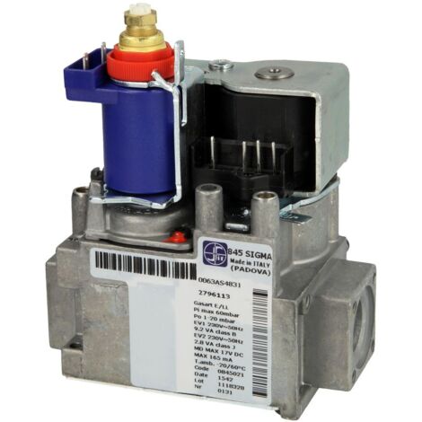 Vanne gaz combinée SIT 845 gaz naturel