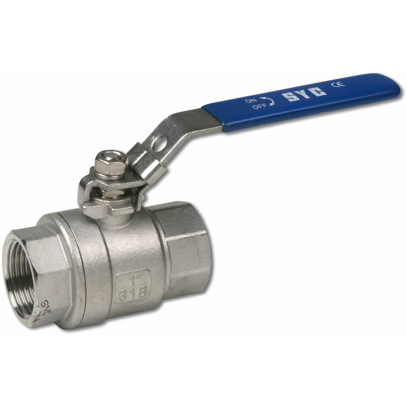 Atusa - Vanne inox 2 pièces 1/4 tour Femelle Femelle 1'1/4