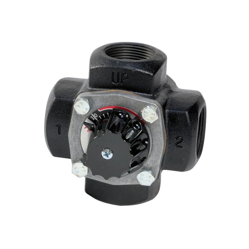 Thermador - Vanne mélangeuse fonte 4 voies thermomix - Diamètre : 1 1/2''