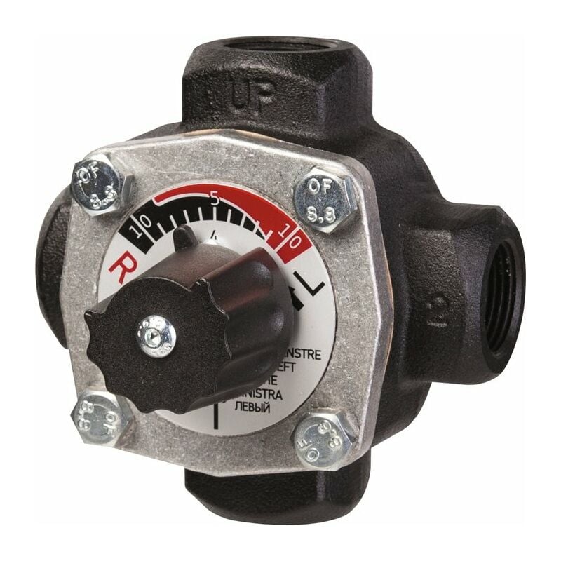 Vanne mélangeuse 4 voies fonte - f 1' Thermador