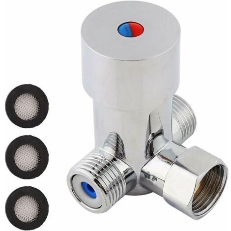 Vanne Mélangeur Eau Chaude Froide Filetage Standard G1/2 pour Robinet Automatique