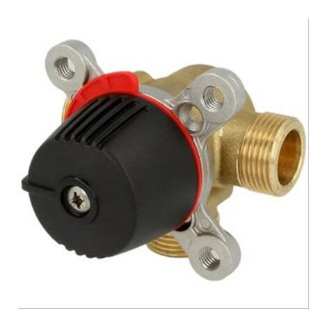 Vanne mélangeuse 3 voies Wipex laiton, M3/4'' - Diam20 - 2.5 Kvs