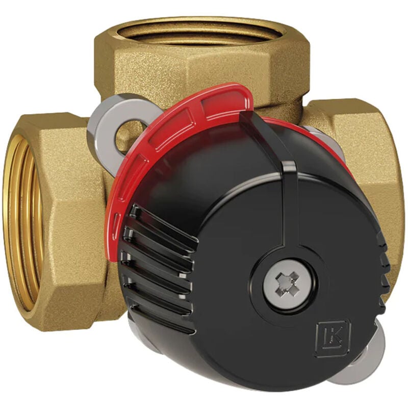 Vanne mélangeuse laiton 3 voies - femelle 1/2' (15/21) Kvs 2.5 Thermador