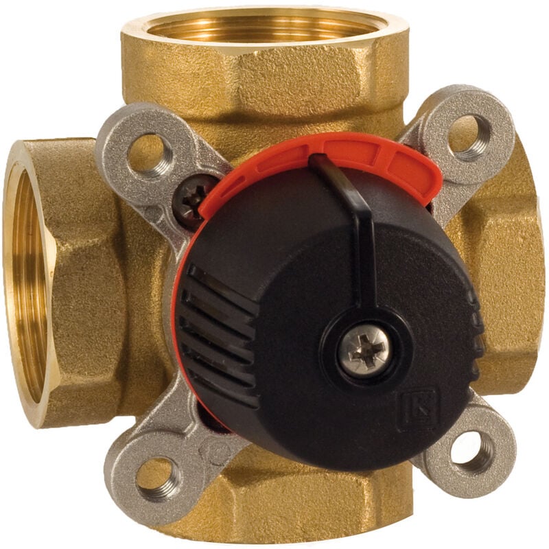 Thermador - Vanne mélangeuse laiton 4 voies thermomix - Diamètre : 3/4''