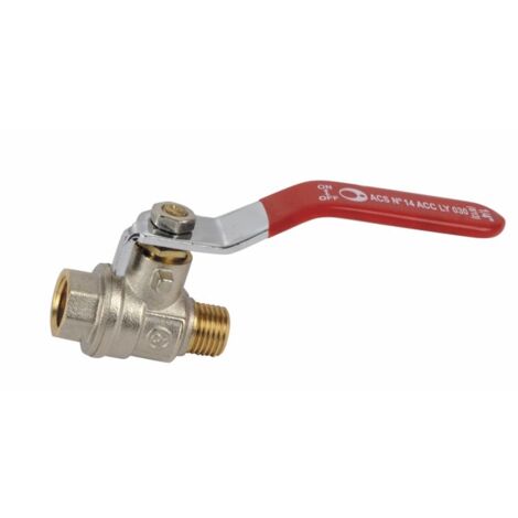 Vanne papillon 1/4" – Laiton matricé – Passage intégral PN32 – Revêtement chromé – Température d'utilisation -10° à +120°C