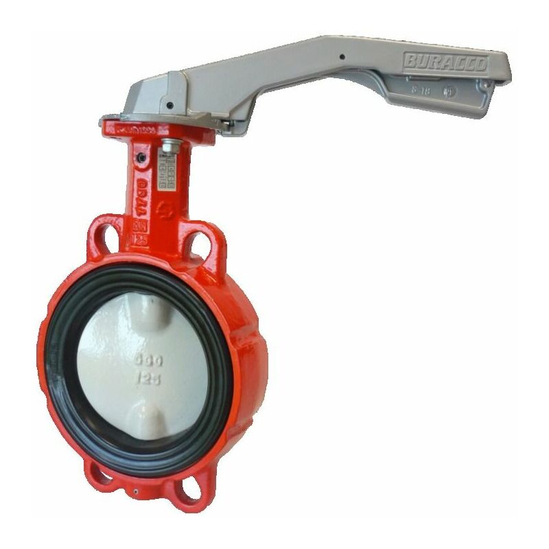 Buracco - Vanne papillon à oreilles de centrage guidées fte/epdm 130 Ø150