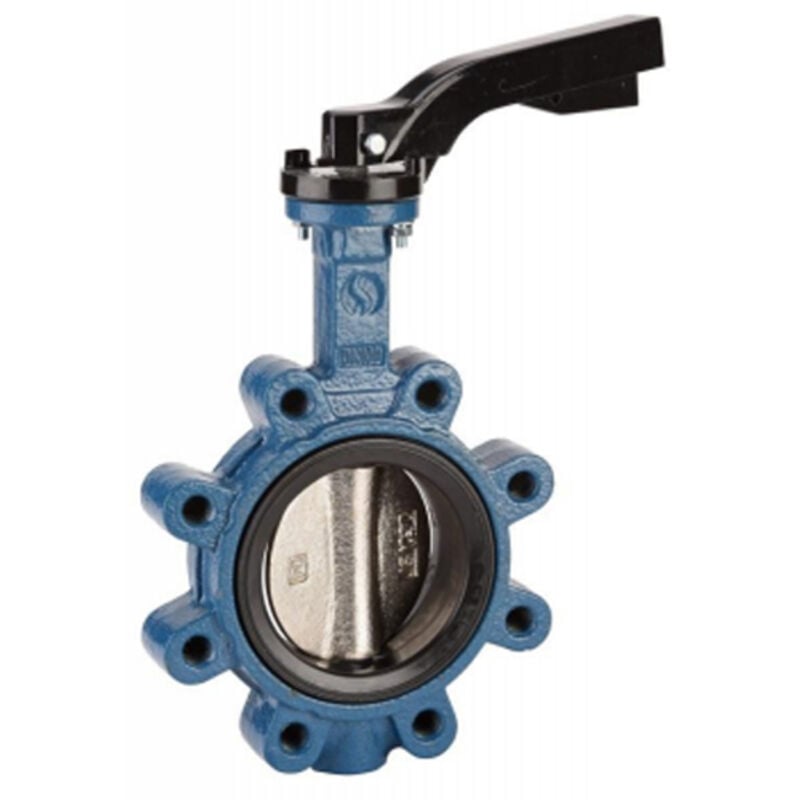 Sferaco - Robinet à papillon en fonte avec oreilles taraudées Ø80