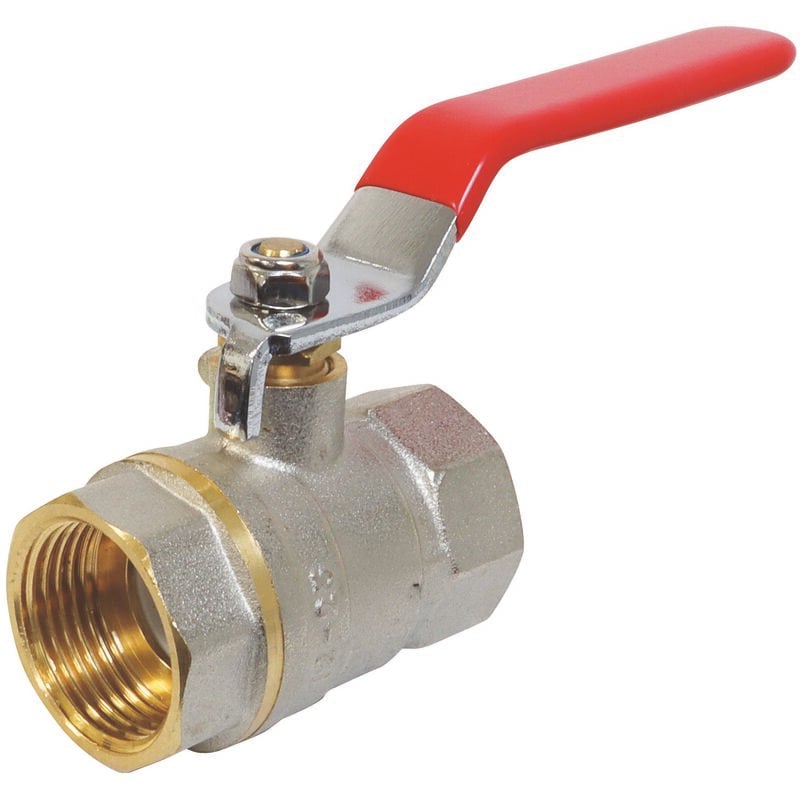 Somatherm For You - Vanne à sphère - double Femelle 50/60 - Poignée plate - Passage intégral