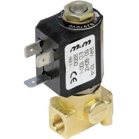 Vanne pneumatique à commande directe 2/2 voies M & M International B297DVC 2700 230 V/AC G 1/8 1 pc(s) S69088