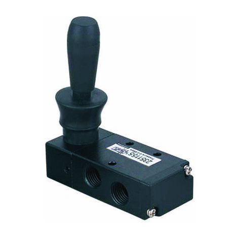Vanne pneumatique RS PRO H 5/3, G 1/4, 1/4pouces ( Prix pour 1 )