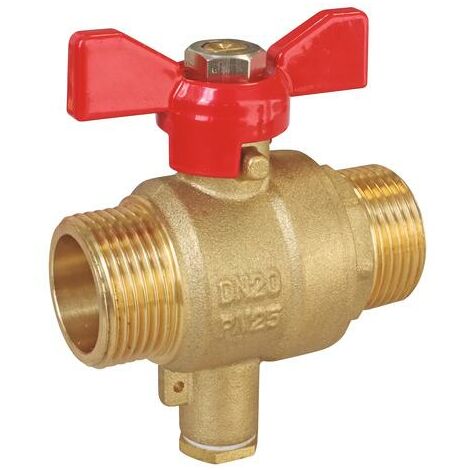 Vanne porte sonde double mâle 20/27