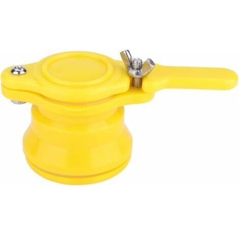 Vanne pour Extracteur de Miel Outil Apiculture,Outil d'embouteillage Apicole de Robinet de Seau de Valve de Miel d'abeille Nylon + Acier Inoxydable（Diamètre : 44mm）