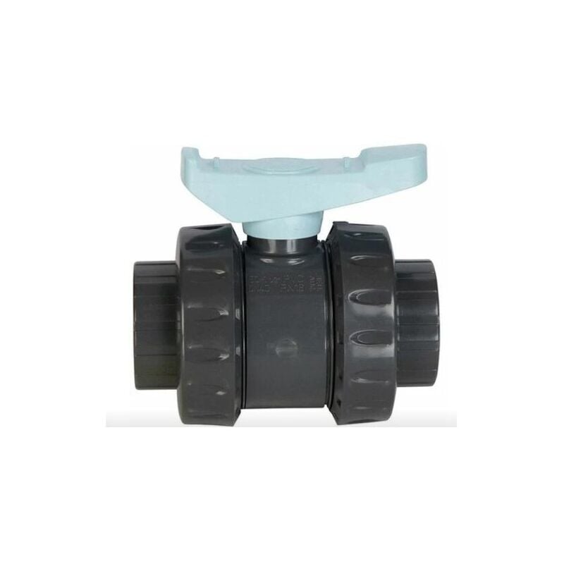 Astore - Vanne pvc à boisseau sphérique PN-16 Vanne anti-block ø 50 mm