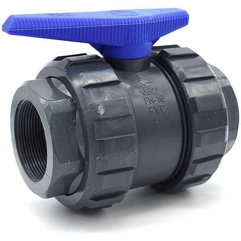 Abrisa - Vanne pvc à visser femelle 1''1/2