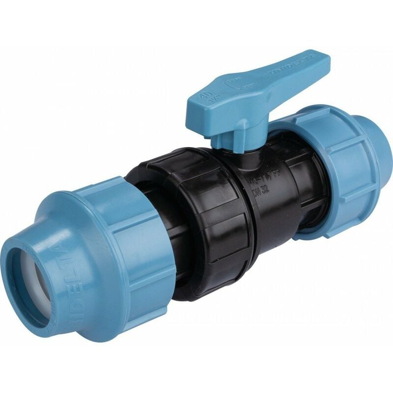 Vanne pvc pour tuyau polyéthylène 40mm