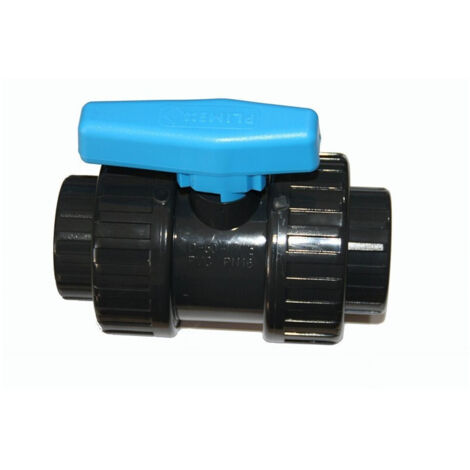 Vanne PVC pression 20mm – Raccord femelle à coller – Pression nominale 16 bar – Système 1/4 de tour pour arrosage et piscines – Sorodist