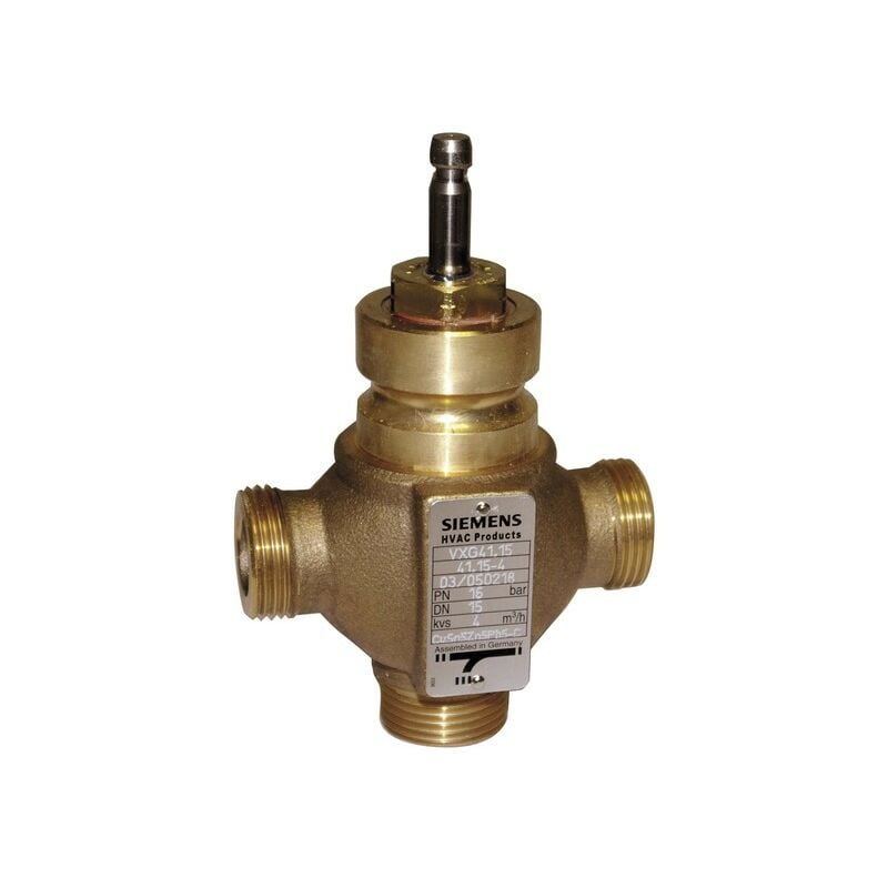 Vanne siège 3V 20mm M2'1/4 Kvs 25 Siemens VXG41.4001