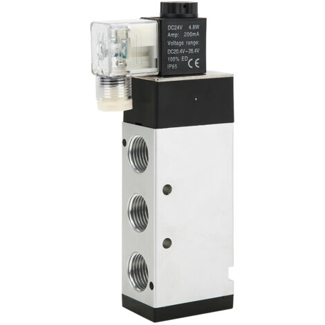 Vanne Solénoïde 5 Voies 2 Positions 4V410-15 pour Équipement Mécanique AirTAC