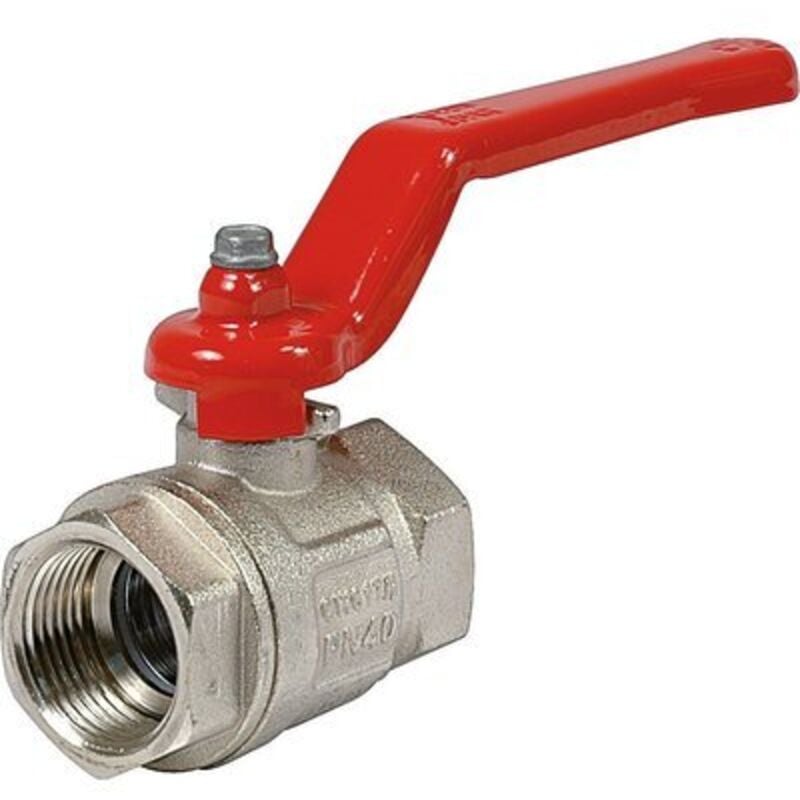 Itap - Vanne laiton nickelée - f 1'1/2