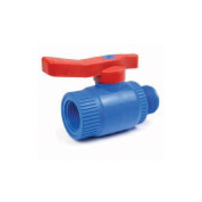 Vanne à sphère antigel en polypropylène male/femelle bsp ø 3/4 pouce