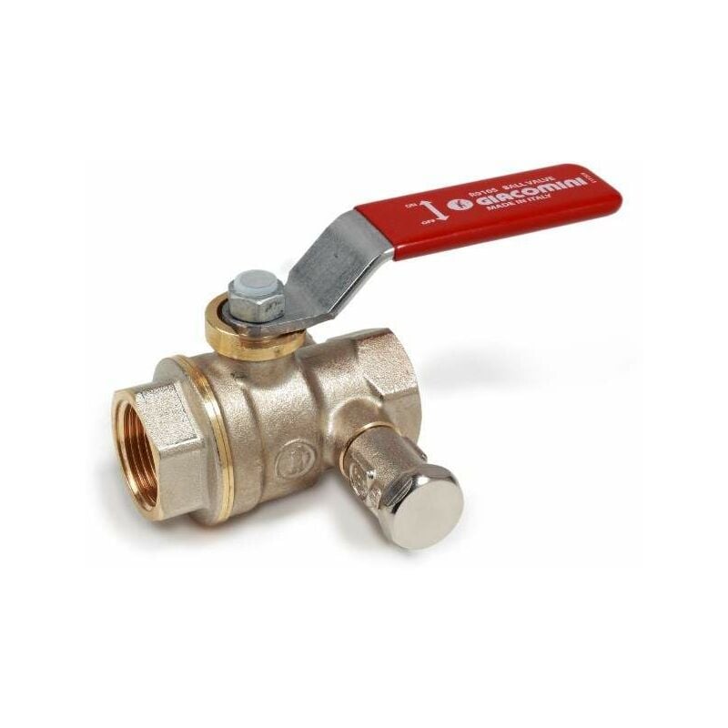 Vanne à sphère carrée Dado® avec purge Giacomini R910S 1'