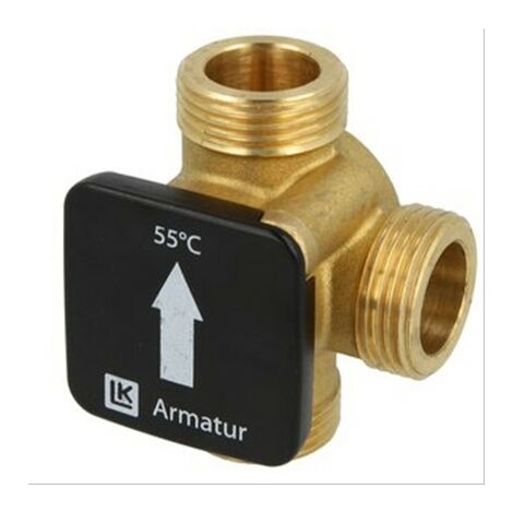 Vanne thermique de charge Ø32mm MM1''1/4, 55°C