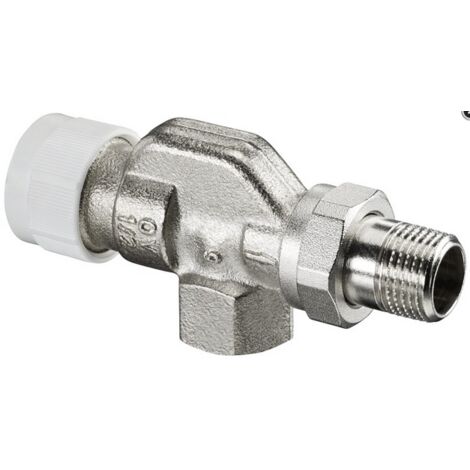 Vanne thermostatique à réglage progressif Oventrop (AV9) avec pré-réglage, axial de départ 1/2
