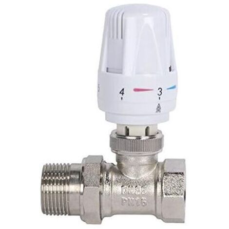 Vanne thermostatique automatique standard G1/2" pour radiateur