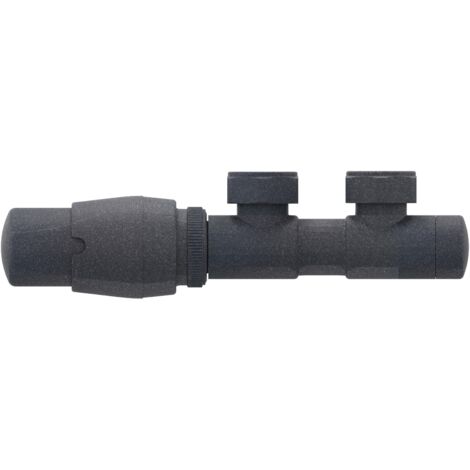 Vanne thermostatique combinée pour radiateur  LUXRAD DUO gauche graphite str.
