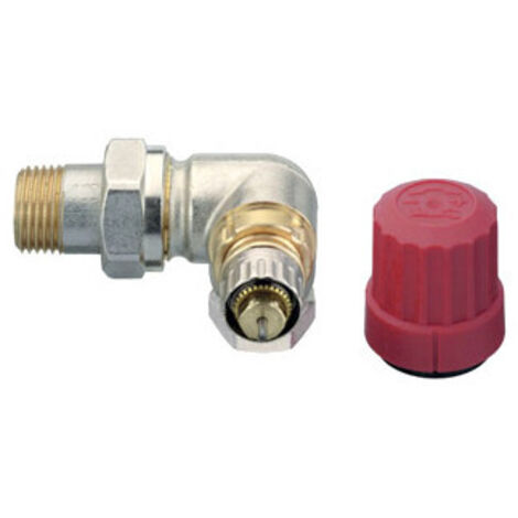Vanne thermostatique Danfoss RA-N15, équerre droite, DN15 (1/2")xDN20 (3/4") Eurokonus