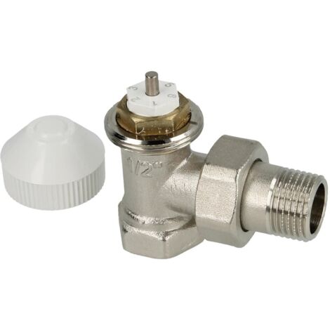 Vanne thermostatique équerre 1/2'' avec préréglage