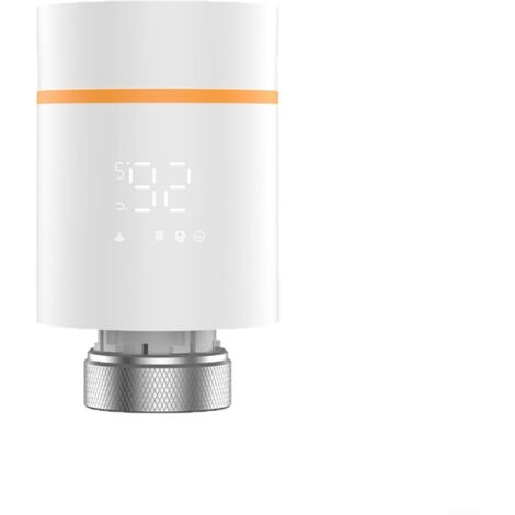 Vanne thermostatique intelligente pour chauffage avec WiFi et télécommande pour application Tuya avec compatibilité avec assistant vocal et régulation précise de la température