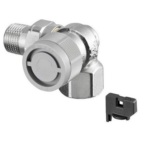 Vanne thermostatique série AQ M 30 x 1,5, angle coudé DN 15, droite OVENTROP