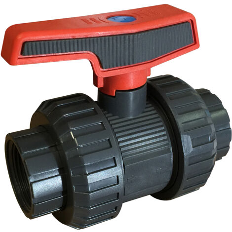 Vanne union PVC 1/4 tour FF 33x42
