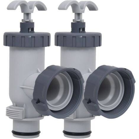 Vannes à piston de piscine 2 pcs vidaXL