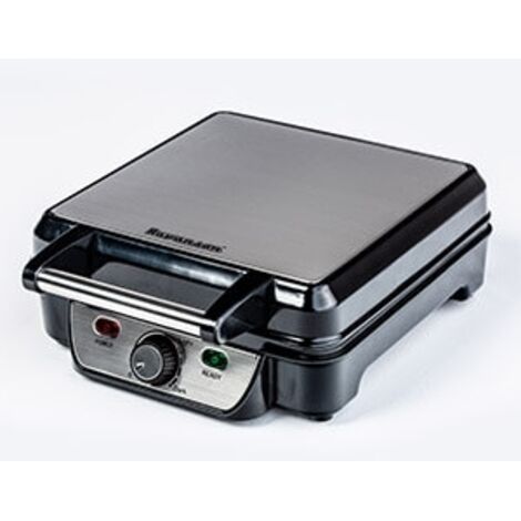 Vans GR-7030 Gaufrier noir 1100 W 4 gaufres