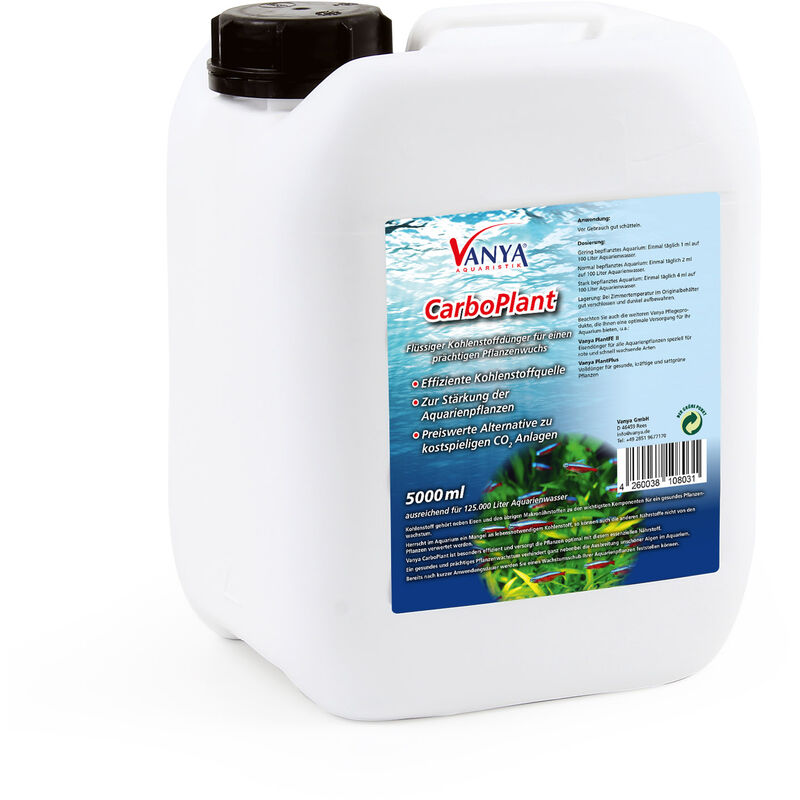 

Vanya CarboPlant 5000ml Carbono Abono para plantas Abono de carbono