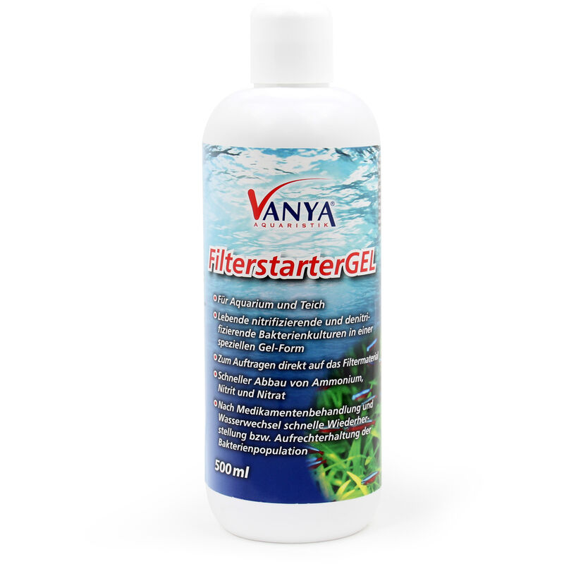 

Vanya FilterStarter Gel 500ml bacterias filtrantes para acuarios y estanques