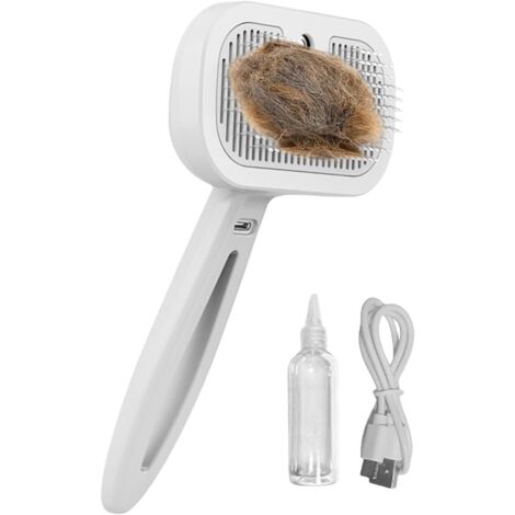 Vapeur pour Chats Brosse Autonettoyante pour Chien Outil de