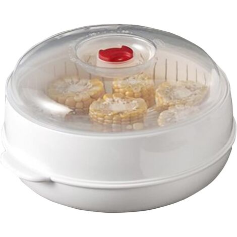 Vaporera apta para microondas, cocción al vapor saludable: vaporera resistente al calor para ravioles, arroz, verduras, huevos y pasta.