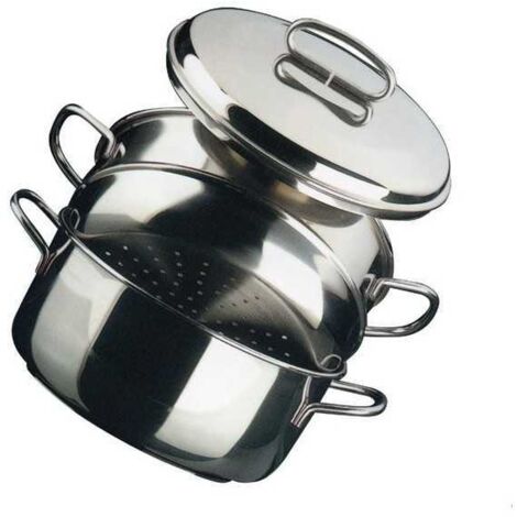 Vaporera de acero inoxidable de 22 cm Vapor en Metalsomma
