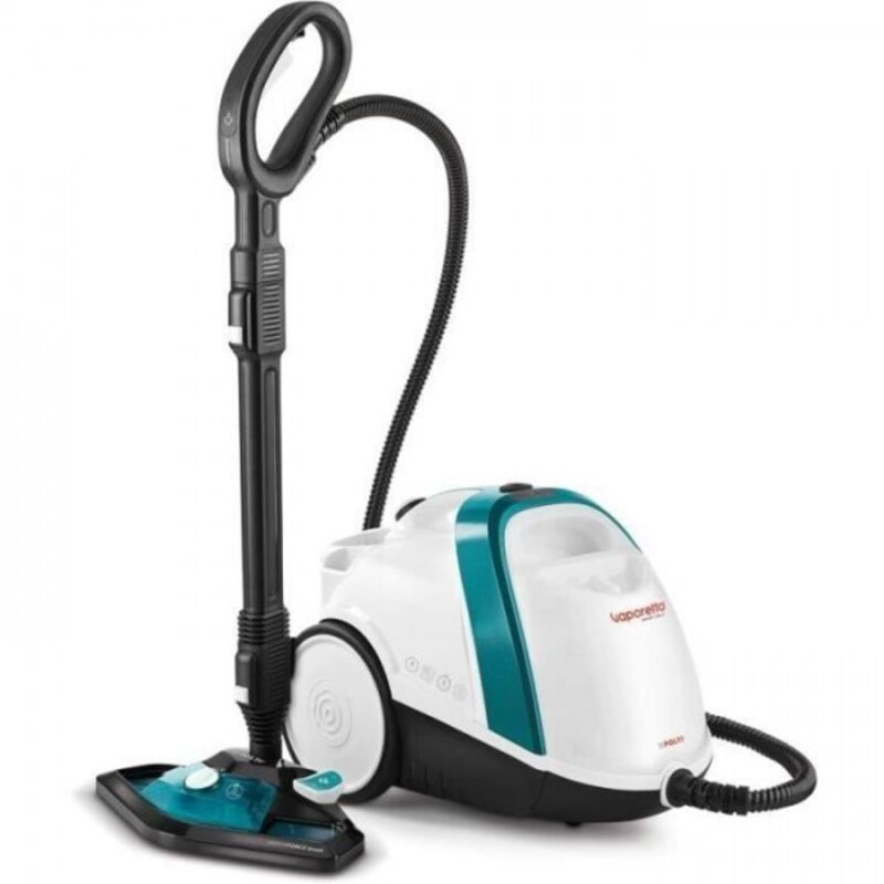 Polti Vaporetto Smart 100_T Nettoyeur vapeur traineau 1500 W Bleu, Blanc