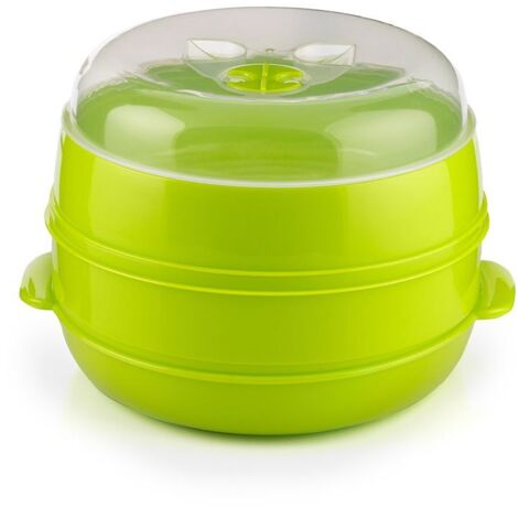 Vaporiera Doppia per Microonde Fresh InnovaGoods