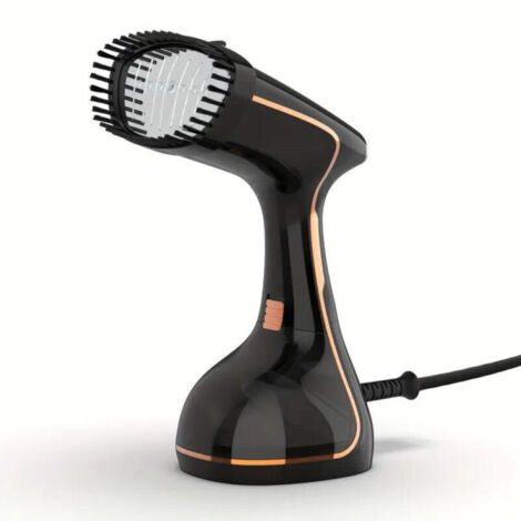 Vaporiera verticale portatile da 1800 W con schermo LCD, serbatoio dell'acqua da 320 ml, potente getto di vapore a prova di perdite.