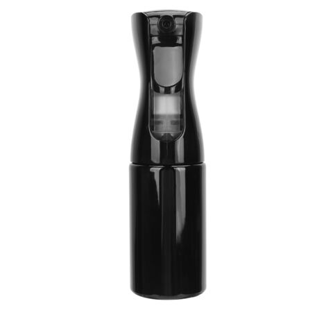 Vaporisateur à Brume Fine Continue 150ml Portable pour Coiffure et Soins des Cheveux (Noir)