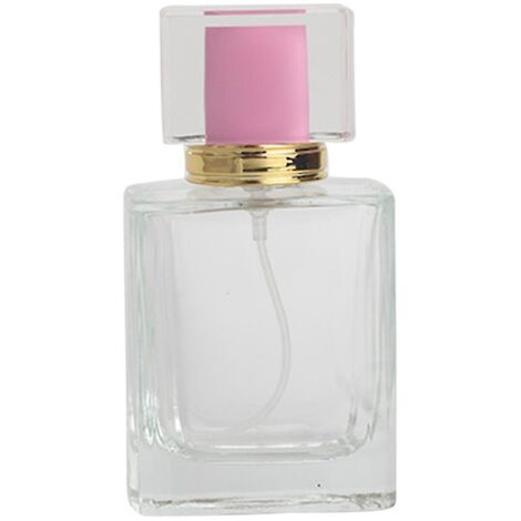 Vaporisateur de parfum de voyage rechargeable 50 ml, flacons en verre vides roses