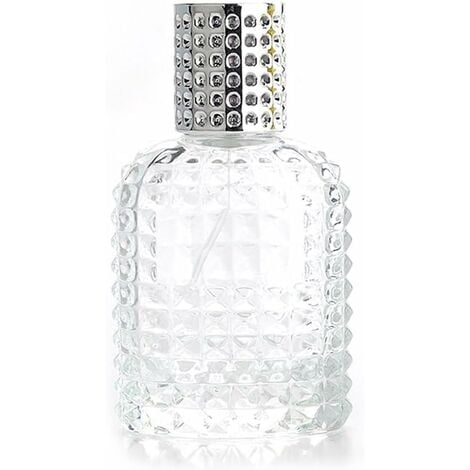 Vaporisateur de parfum en verre vide rechargeable 50 ml (argent)-Fei Yu