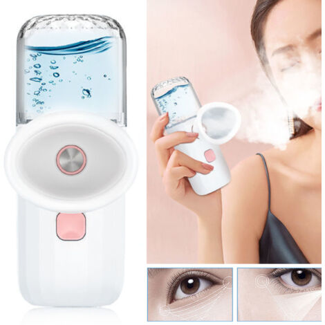 Vaporisateur d'Eau pour les Yeux Portable, Appareil de Brumisation Hydratant Anti-Sécheresse Oculaire
