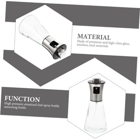 Vaporisateur d'huile type flacon pulvérisateur, flacon pulvérisateur de cuisson en acier inoxydable, vaporisateur d'huile pour friteuses à air chaud